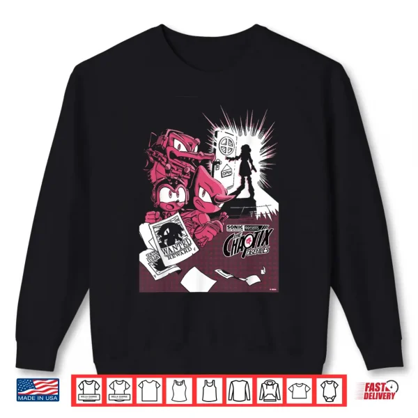 Sweatshirt Chaotix Casefiles Episode One Retro Character Mystery Shirt