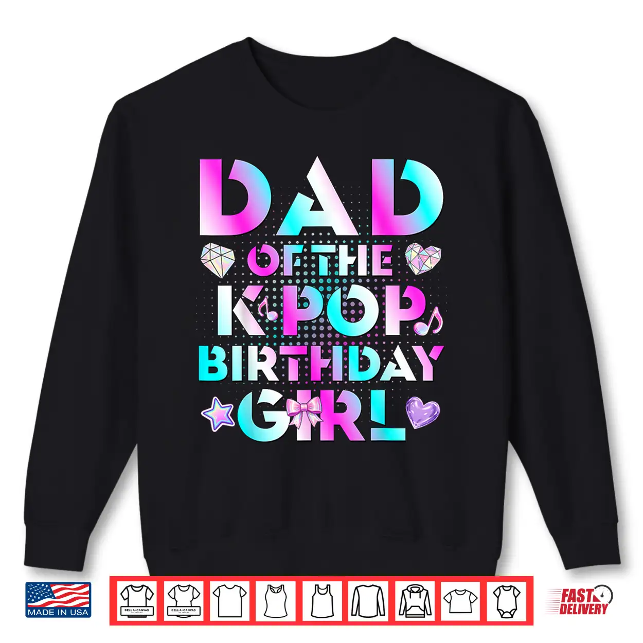 Dad Of The K Pop Birthday Girls Korean Music Lovers Shirt Dad Of The K Pop Birthday Girls Korean Music Lovers Shirt