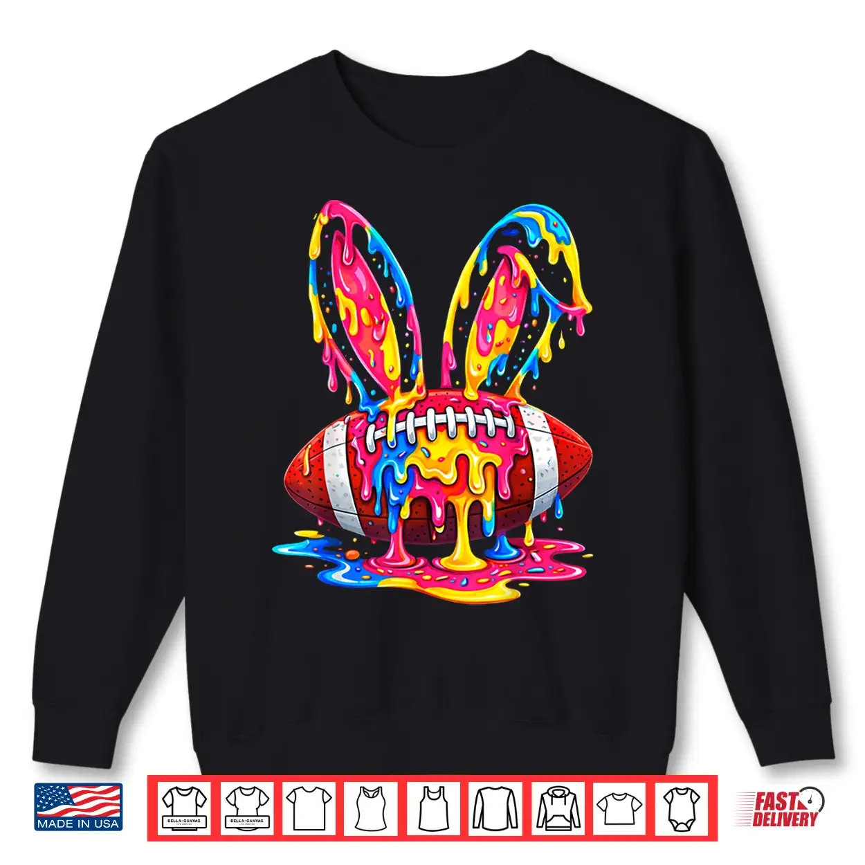 Funny Easter Bunny Ice Cream Drip Gifts For Men Boys Kids Shirt Funny Easter Bunny Ice Cream Drip Gifts For Men Boys Kids Shirt