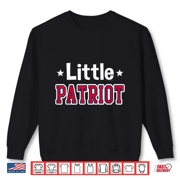 Sweatshirt Little Patriot Cute Star Shape Boys Girls Kids Shirt