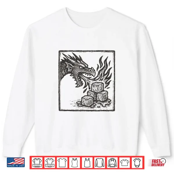Sweatshirt Melt Ice Dragon Shirt