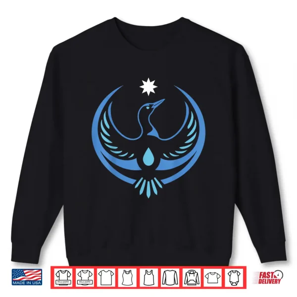 Sweatshirt Minnesota Bird Symbol Reb L Loon Shirt