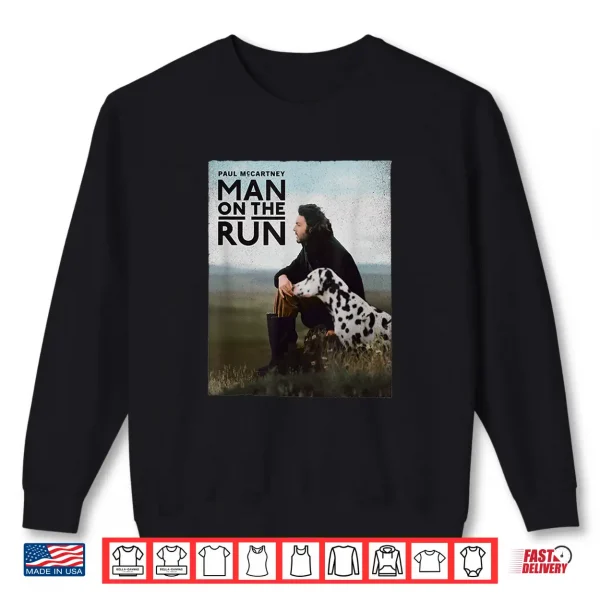 Sweatshirt Official Exclusive Man On The Run Paul Mccartney Movie Shirt