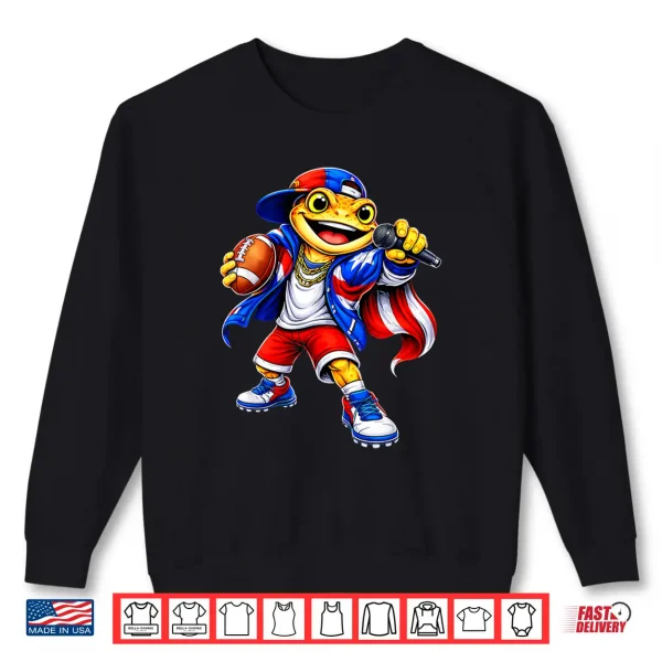 Sweatshirt Puerto Rico Kids Girl Flag Music Coqui Frog Funny Football Shirt