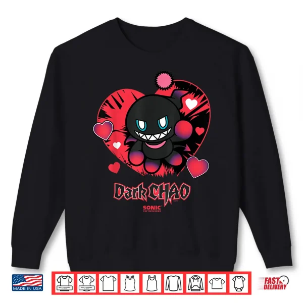 Sonic The Hedgehog Dark Chao Valentine'S Day Shirt 2 Sweatshirt Sonic The Hedgehog Dark Chao ValentineS Day Shirt