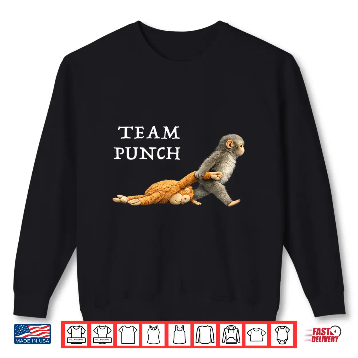 Team Punch Viral Internet Meme Character Graphic Shirt Team Punch Viral Internet Meme Character Graphic Shirt