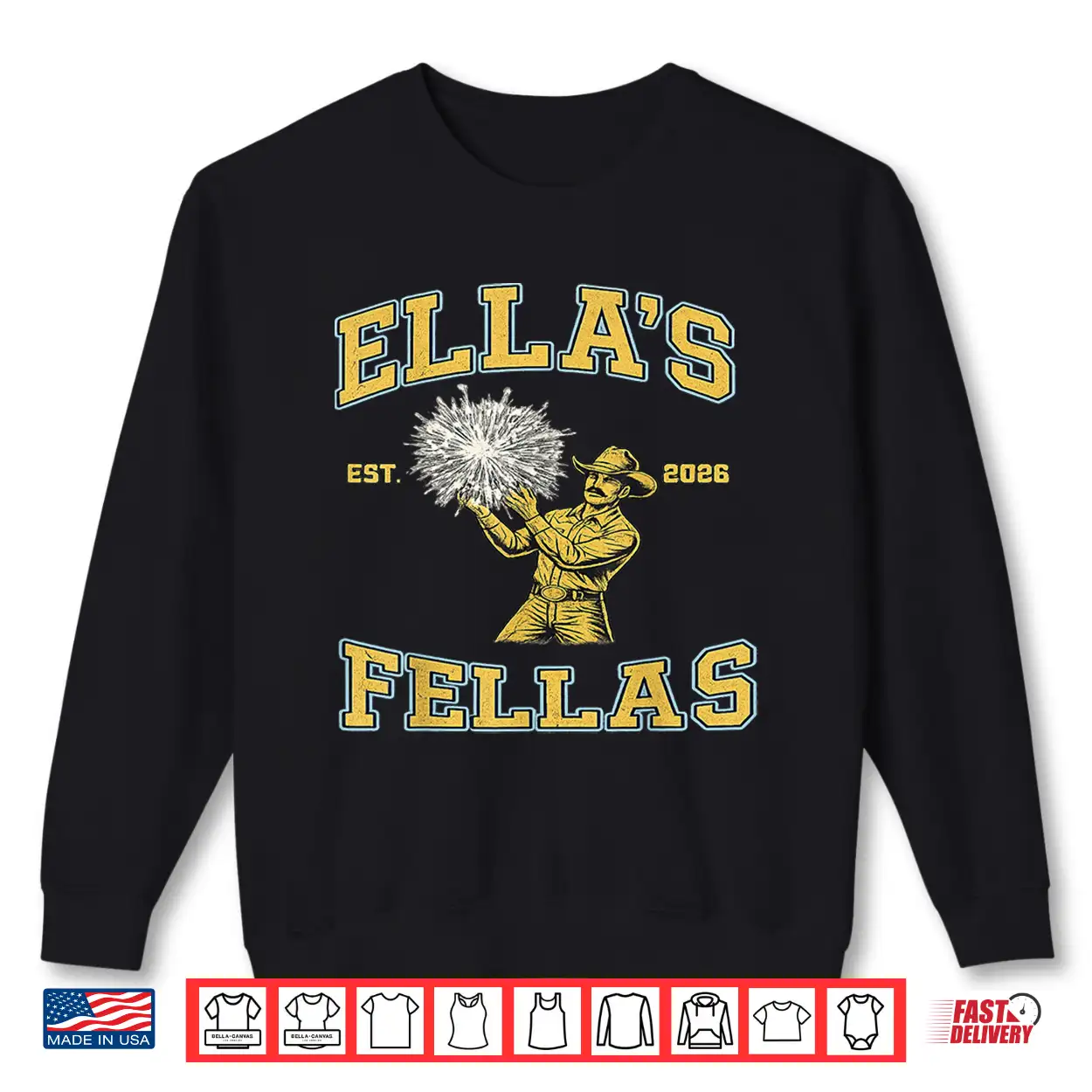Vintage Fellas Ellas Classic Matching Squad Aesthetic Shirt Vintage Fellas Ellas Classic Matching Squad Aesthetic Shirt