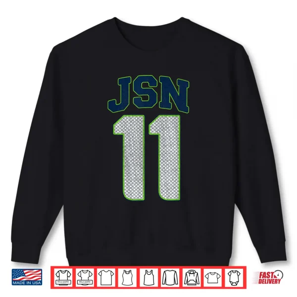 Sweatshirt Vintage Jsn 11 Sports Spirit Name Shirt