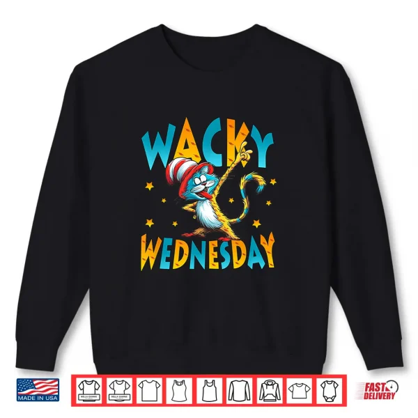 Wacky Wednesday Kids And Teachers Mismatch Day Spirit Week Shirt 2 Sweatshirt Wacky Wednesday Kids And Teachers Mismatch Day Spirit Week Shirt