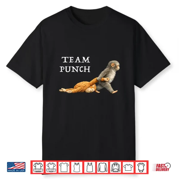 Team Punch Viral Internet Meme Character Graphic Shirt