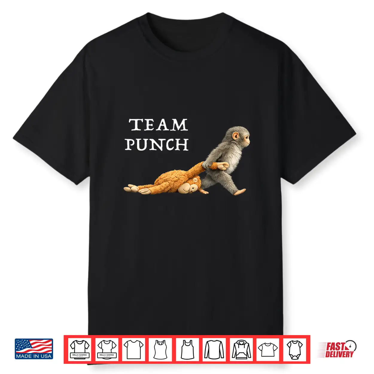 Team Punch Viral Internet Meme Character Graphic Shirt Team Punch Viral Internet Meme Character Graphic Shirt