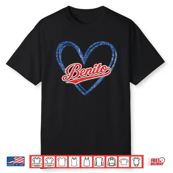 Vintage Benito High School Spirit Go Benito Love Shirt