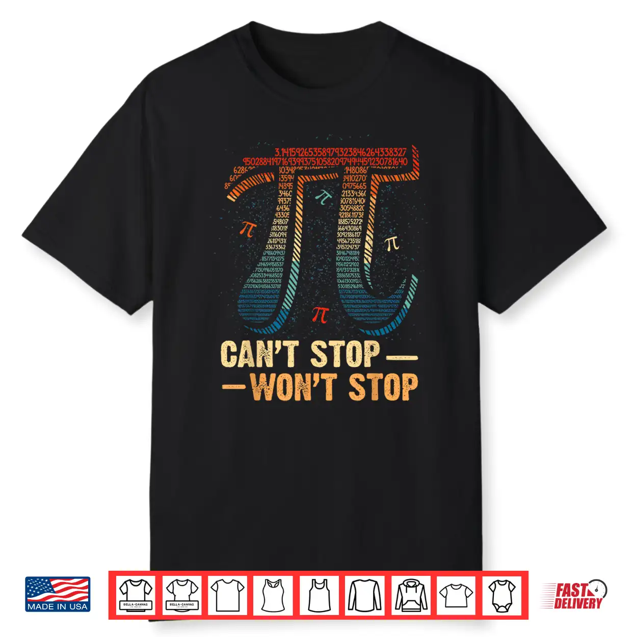 Vintage Can’T Stop Pi Won’T Stop Math Pi Day Funny Maths Shirt Vintage Can’T Stop Pi Won’T Stop Math Pi Day Funny Maths Shirt