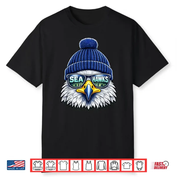 Vintage Sea Hawk Bird Men Women Kids Youth Boys Girls Shirt