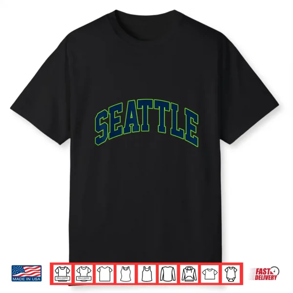 Vintage Seattle School Sit Go Seattle Love Shirt