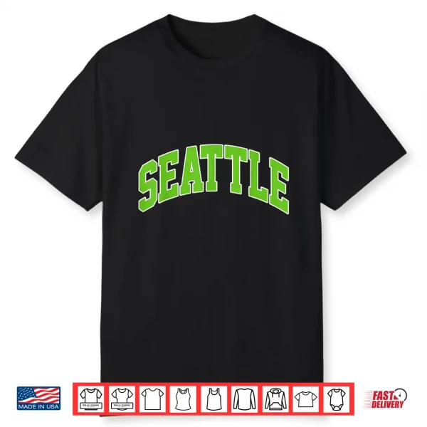 Vintage Seattle School Spirit Go Seattle Love Shirt