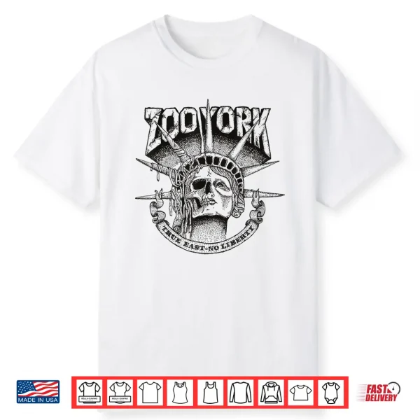 Zoo York True East Skeletal Statue Of Liberty Shirt