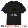 8 Bit Retro Video Game Cartridge Technical Blueprint Shirt