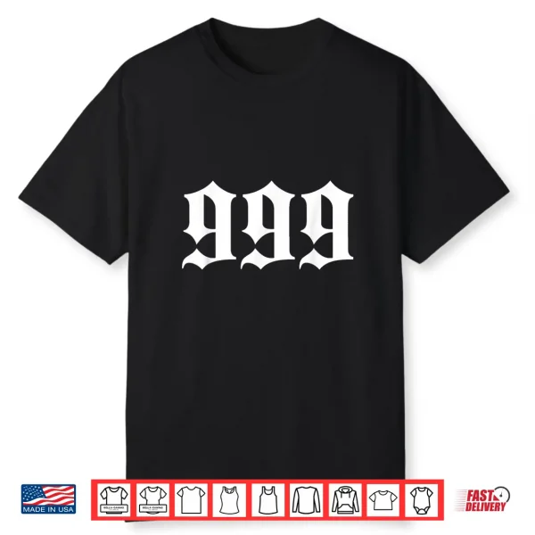 999 Angel Number Gothic Shirt