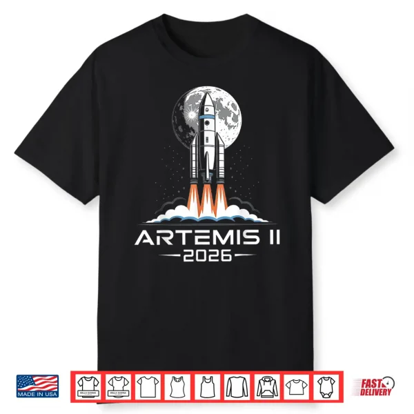 Artemis Ii Back To The Moon 2026 Shirt