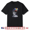 Astronaut Balloon Autism Awareness Space Premium Tri Blend Shirt