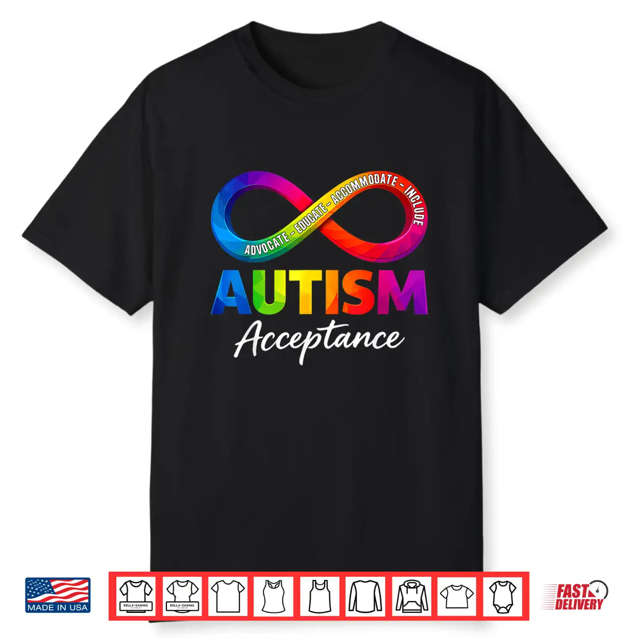 Autism Acceptance Infinity Symbol Autism Awareness Modern Shirt Autism Acceptance Infinity Symbol Autism Awareness Modern Shirt