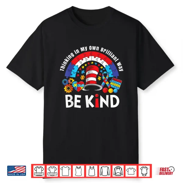 Autism Awareness Teacher Be Kind Why Fit In Doctor Cat Hat Shirt
