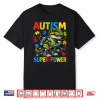 Autism Is My Superpower Dino T Rex Puzzle Professional Graphic Shirt