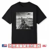 B 2 Bomber Stealth Flyover Usa Ufo Aircraft Funny Cat Selfie Shirt