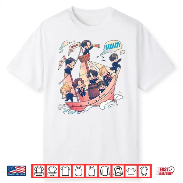 Bangtan Arirang Swim Track Shirt