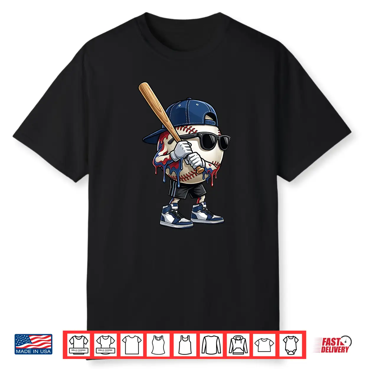 Baseball Drip For Boys Ice Cream Drip Baseball Sport Lover Shirt Baseball Drip For Boys Ice Cream Drip Baseball Sport Lover Shirt