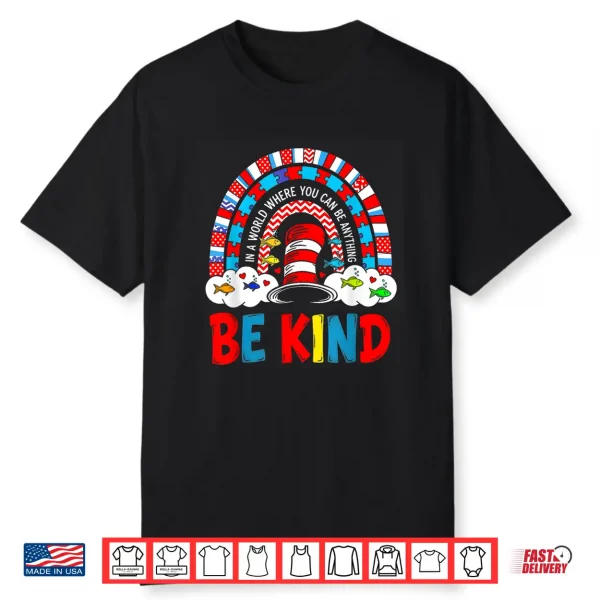 Be Kind Why Fit In Autism Awareness Doctor Teacher Cat Hat Shirt
