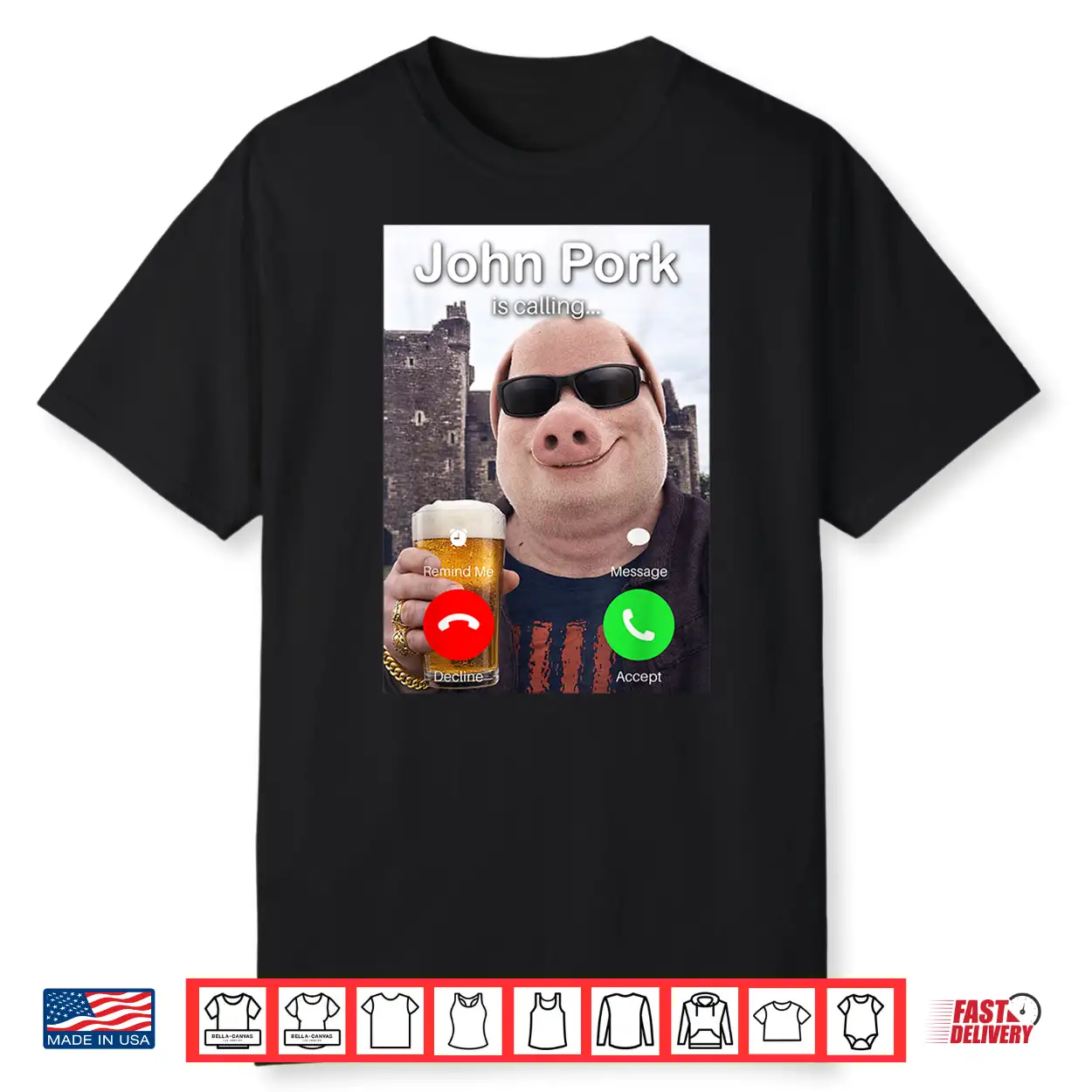 Beer Day John Pork Is Calling Meme Shirt Beer Day John Pork Is Calling Meme Shirt