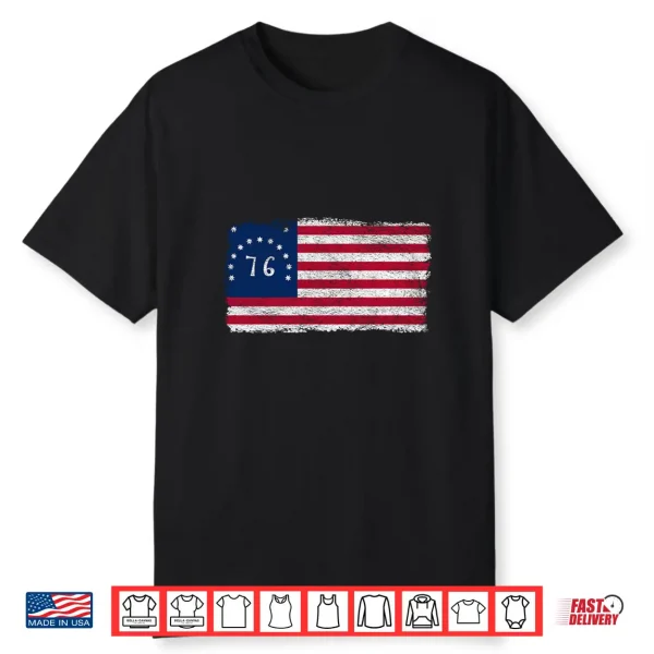 Bennington Flag Usa Flag Stars And Stripes Shirt