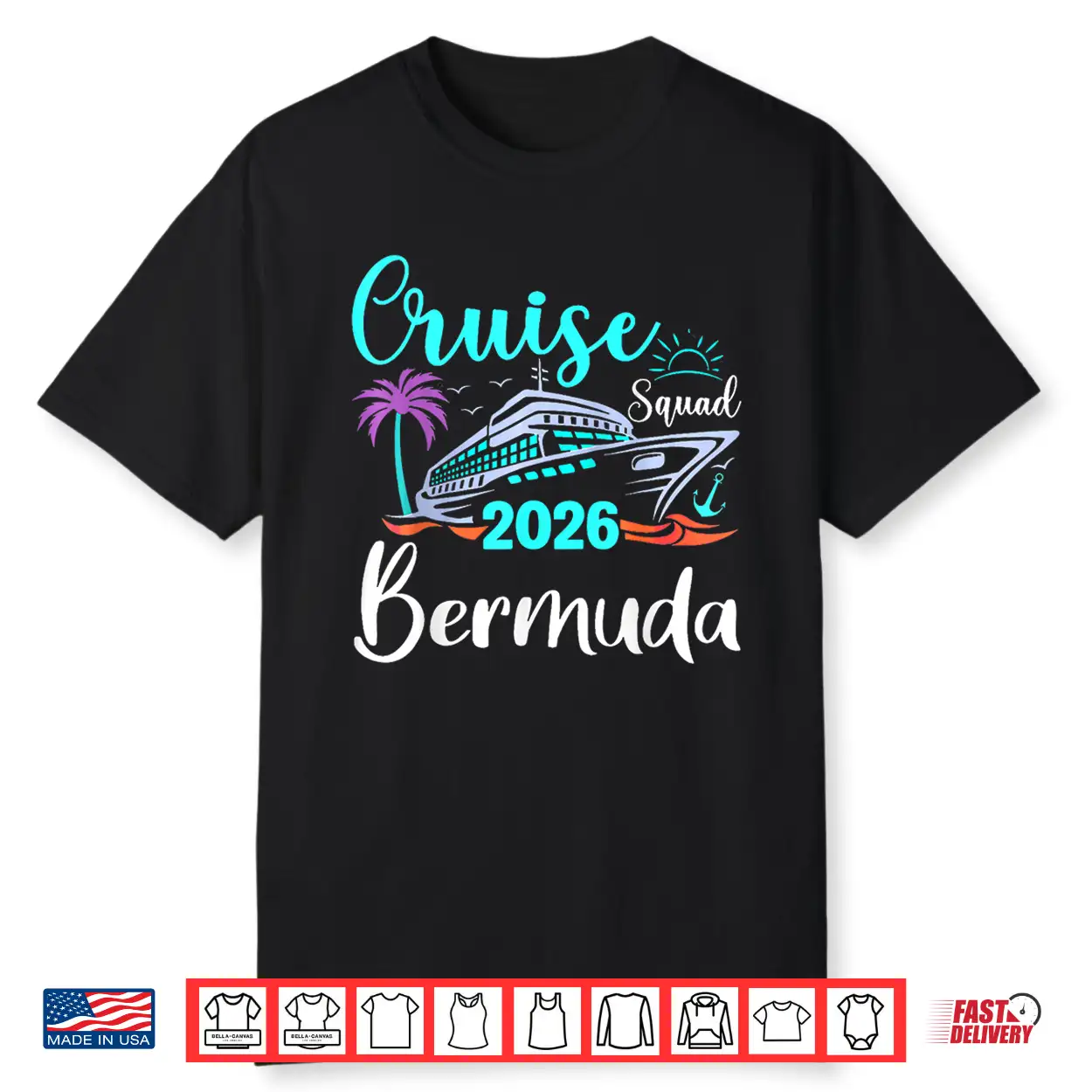 Bermuda Cruise Squad Twenty Twenty Six Family Holiday Shirt Bermuda Cruise Squad Twenty Twenty Six Family Holiday Shirt