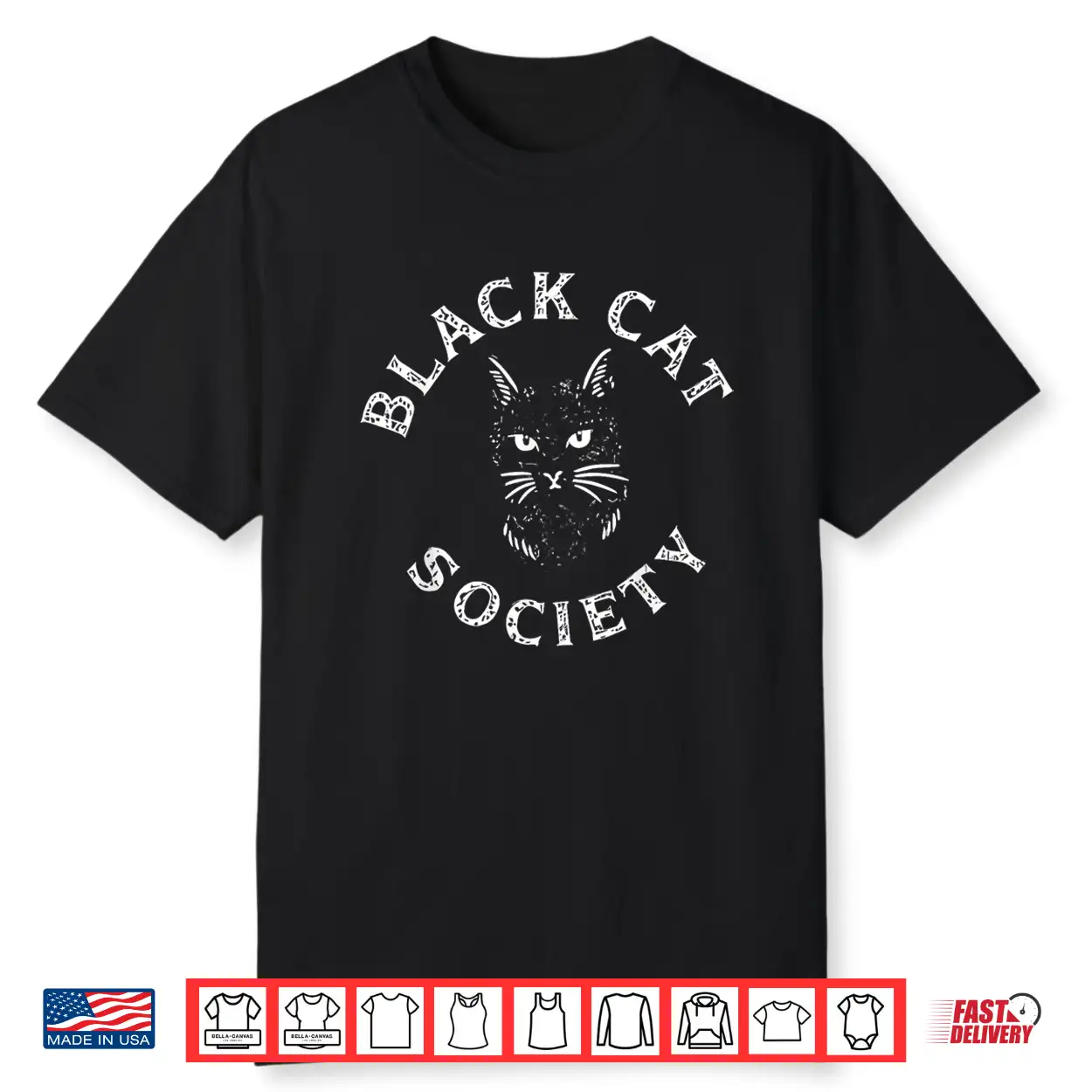 Black Cat Society Misunderstood Cat Awareness Shirt Black Cat Society Misunderstood Cat Awareness Shirt