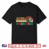 Brain Puzzle Retro Autism Awareness Asd Modern Graphic Shirt