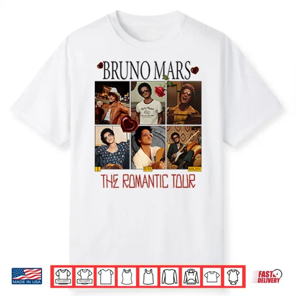 Bruno Mars The Romantic Tour Shirt