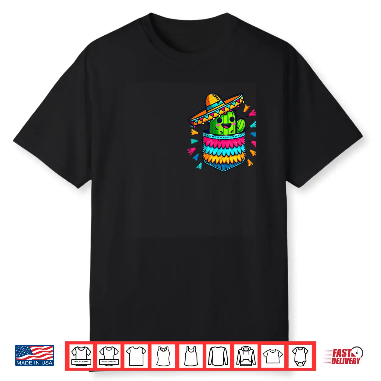Cactus Pinata Pocket Cinco De Mayo Mexican Party Cute Boys Shirt Cactus Pinata Pocket Cinco De Mayo Mexican Party Cute Boys Shirt