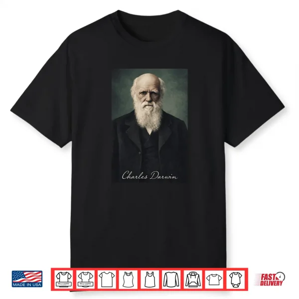 Charles Darwin Portrait Shirt