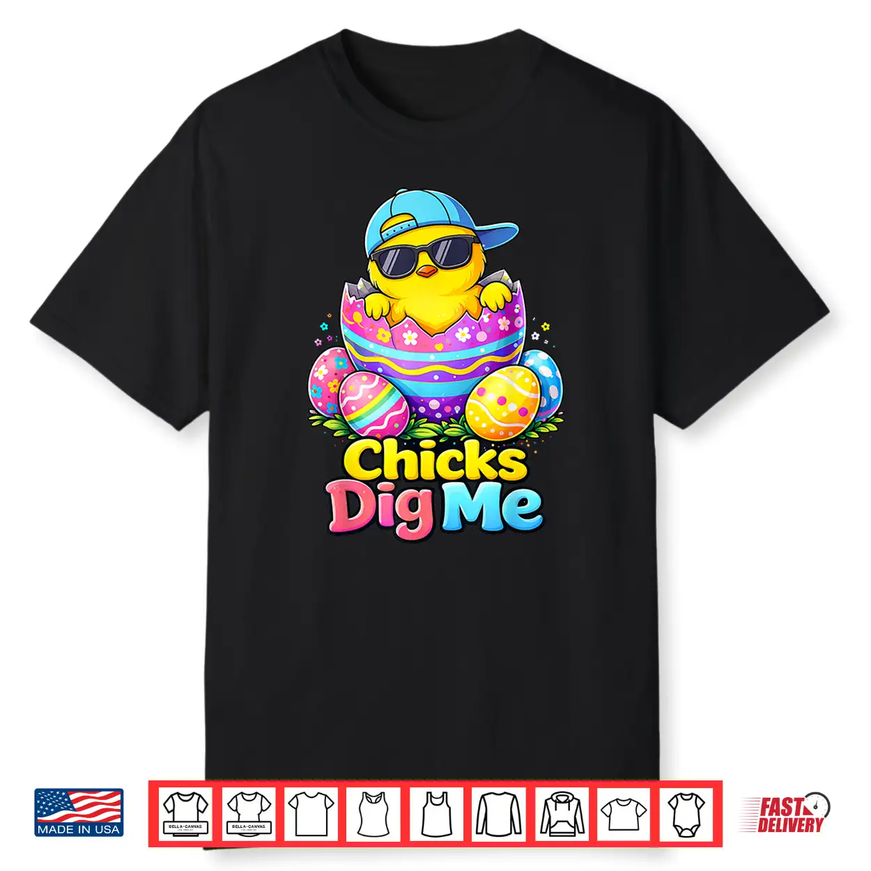 Chicks Dig Me Easter Toddler Boys Men Happy Easter Funny Shirt Chicks Dig Me Easter Toddler Boys Men Happy Easter Funny Shirt