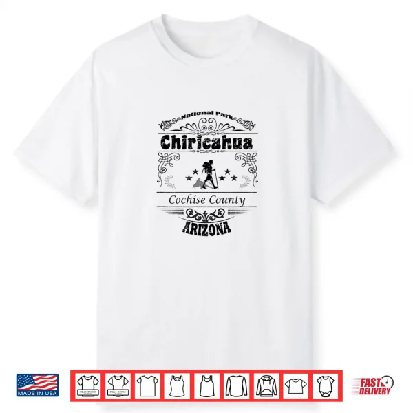 Chiricahua National Monument Arizona Retro Travel Memory Shirt