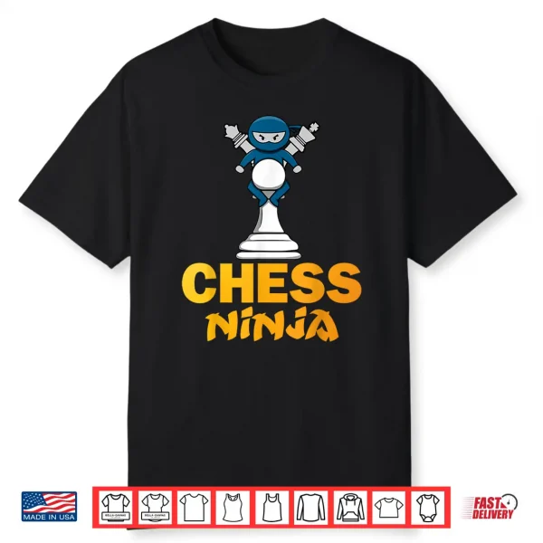 Cool Chess Design For Kids Boys Men Chess Player Chess Lover Shirt