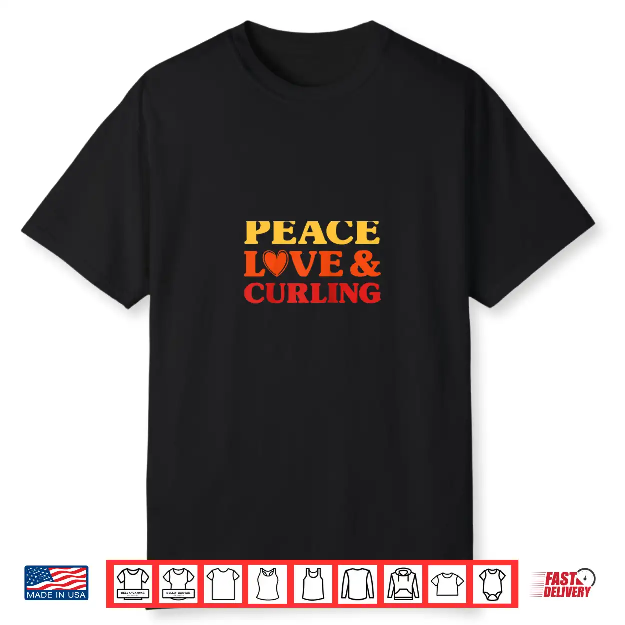 Curling I Love Curling For Men And Women Shirt Curling I Love Curling For Men And Women Shirt