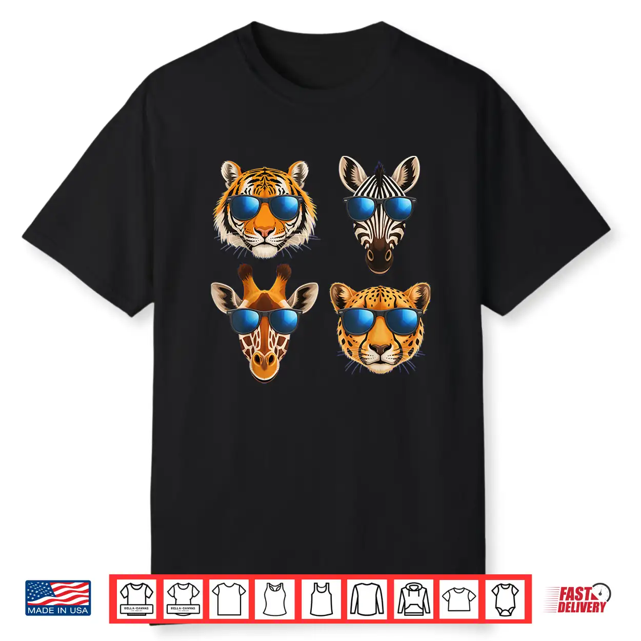 Cute Animals Clothes Kids Toddler Boys Animal Print Girls Shirt Cute Animals Clothes Kids Toddler Boys Animal Print Girls Shirt