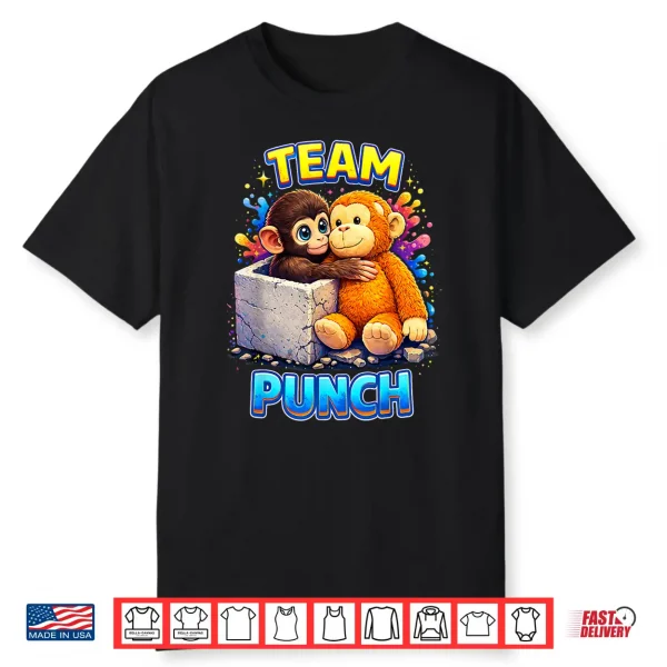 Cute Baby Monkey Named Punch Shirt Punch Monkey Supporter Shirt
