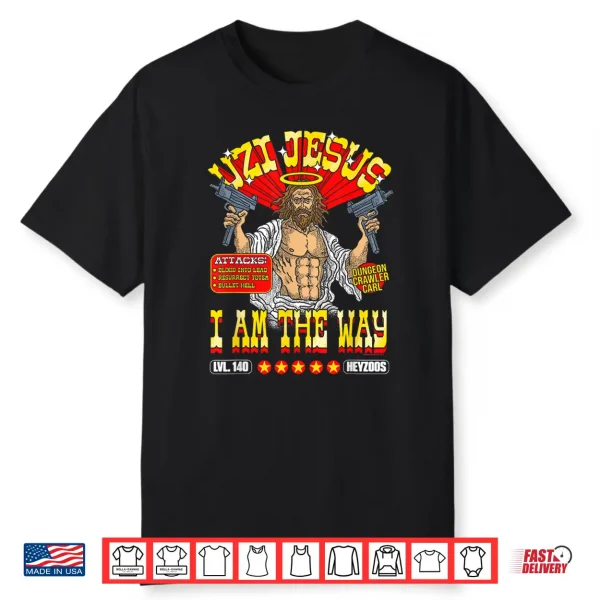 Dcc Uzi Jesus I Am The Way Character Stats Rpg Books Shirt