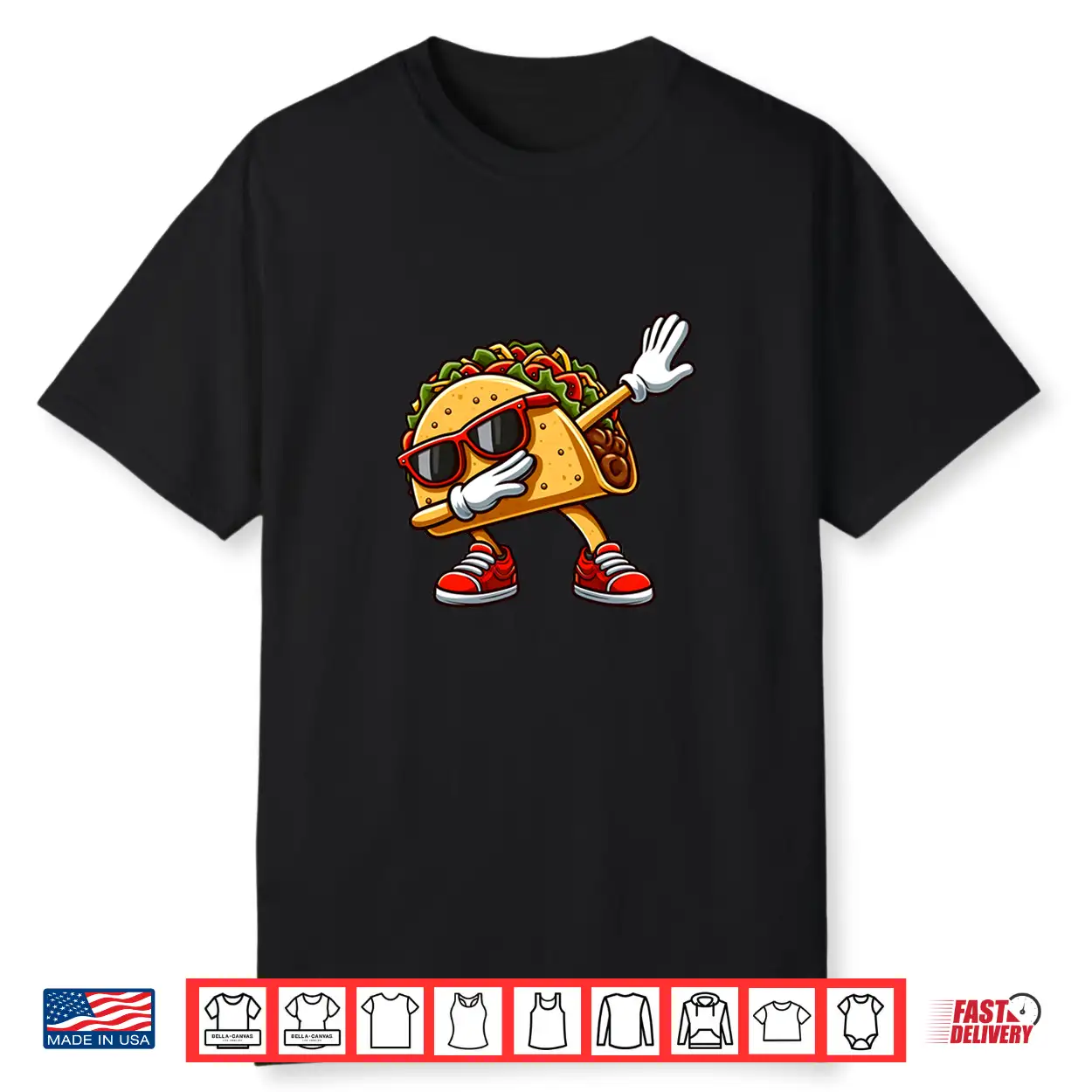 Dabbing Taco Cinco De Mayo Funny Boys Girls Mexican Food Dab Shirt Dabbing Taco Cinco De Mayo Funny Boys Girls Mexican Food Dab Shirt