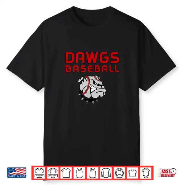 Dawgs Baseball Red Shirt