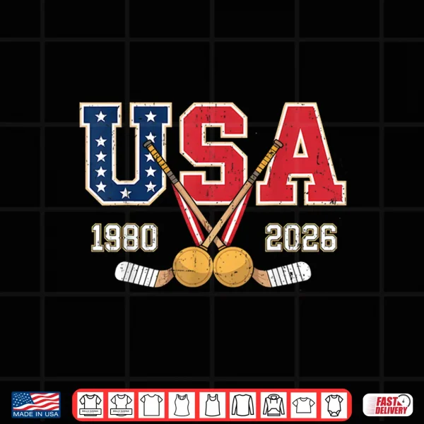 1980 And 2026 Hockey Vintage Usa Crossed Sticks Patriotic Shirt 4 Design 1980 and 2026 Hockey Vintage USA Crossed Sticks Patriotic Shirt